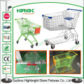 Steel Supermarket Shopping Trolley with Good Quality